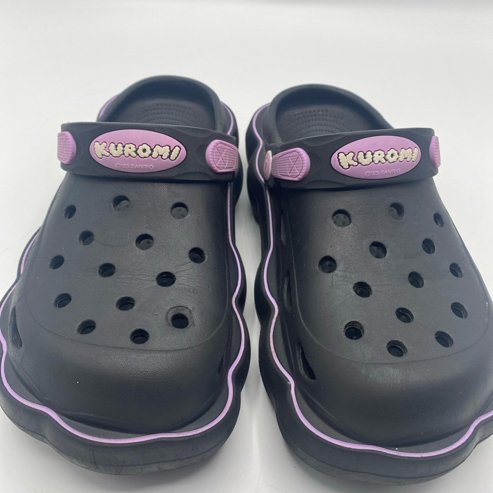 Sanrio Kuromi Slides Black Charms Women’s Size 5.5 - 6 Slipper Sanrio Characters - Picture 6 of 6